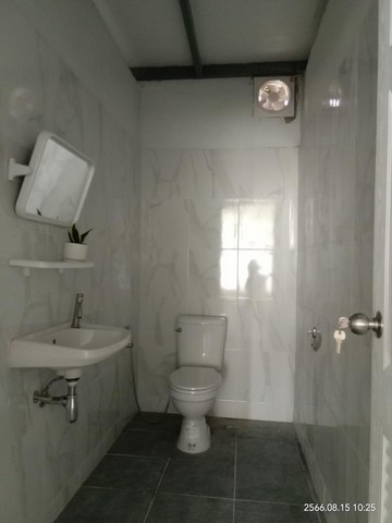 C4208 ให้เช่าโกดังพร้อมออฟฟิศพื้นที่ 394 ตรม สร้างเสร็จใหม่ ใกล้ถนนทางหลวง 345 ใกล้มอเตอร์เวย์ บางลำโพ นนทบุรี