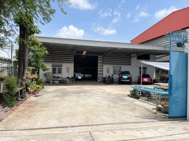 ขายที่ดิน 244 ตร.ว. พร้อมคลังสินค้าชั้นเดียว พื้นที่ประมาณ 450 ตร.ม. 