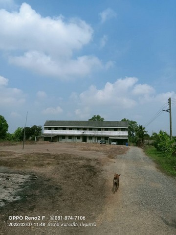 ขายโรงงานราคาถูกต่อรองได้ขายโกดังโรงงานพร้อมบ้านพักคนงานอยู่ตำบลบึงชำอ้ออำเภอหนองเสือ