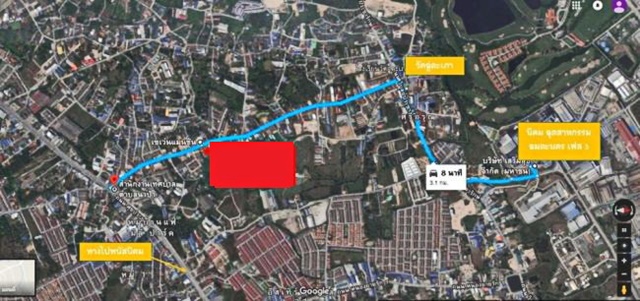 ซิตี้3 นอน 3 น้ำ  2 จอดรถ ให้เช่าอาคารพาณิชย์ โลตัส อมตะนคร 3 ชั้น  โรบินสัน35 ตรว.  420 ตรม.