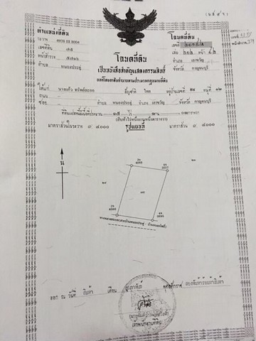 ขายที่ติดถนนลาดยาง ขนาด 61 ไร่กว่า   ต.หนองประดู่  อ.เลาขวัญ   จ.กาญจนบุรี  