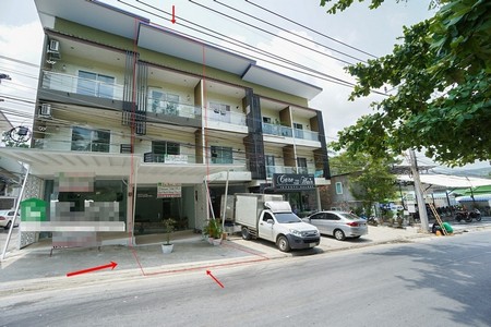 Building for sale - commercial building in a prime location on Koh Samui, 3-story building, full of tenants throughout the year.