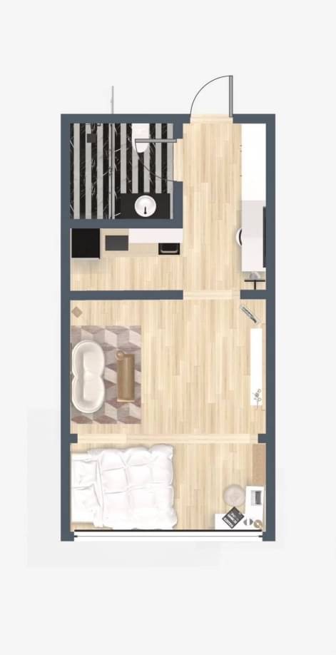 Hillside 1 ขาย 1.75 ล้าน 30 ตรม. รีโนเวทใหม่ หลังมช. วิวดอยสุเทพ สไตล์มินิมอล จองก่อนสิ้นปี ฟรีโอน #เฟอร์นิเจอร์ครบพร้อมเข้าอยู่