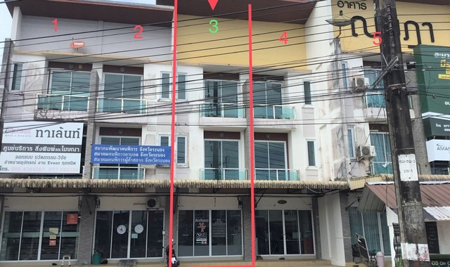 ขายอาคารพาณิชย์ใกล้ ตลาดสะพานยูง อำเภอเมืองระนอง จังหวัดระนอง PKK04-06243