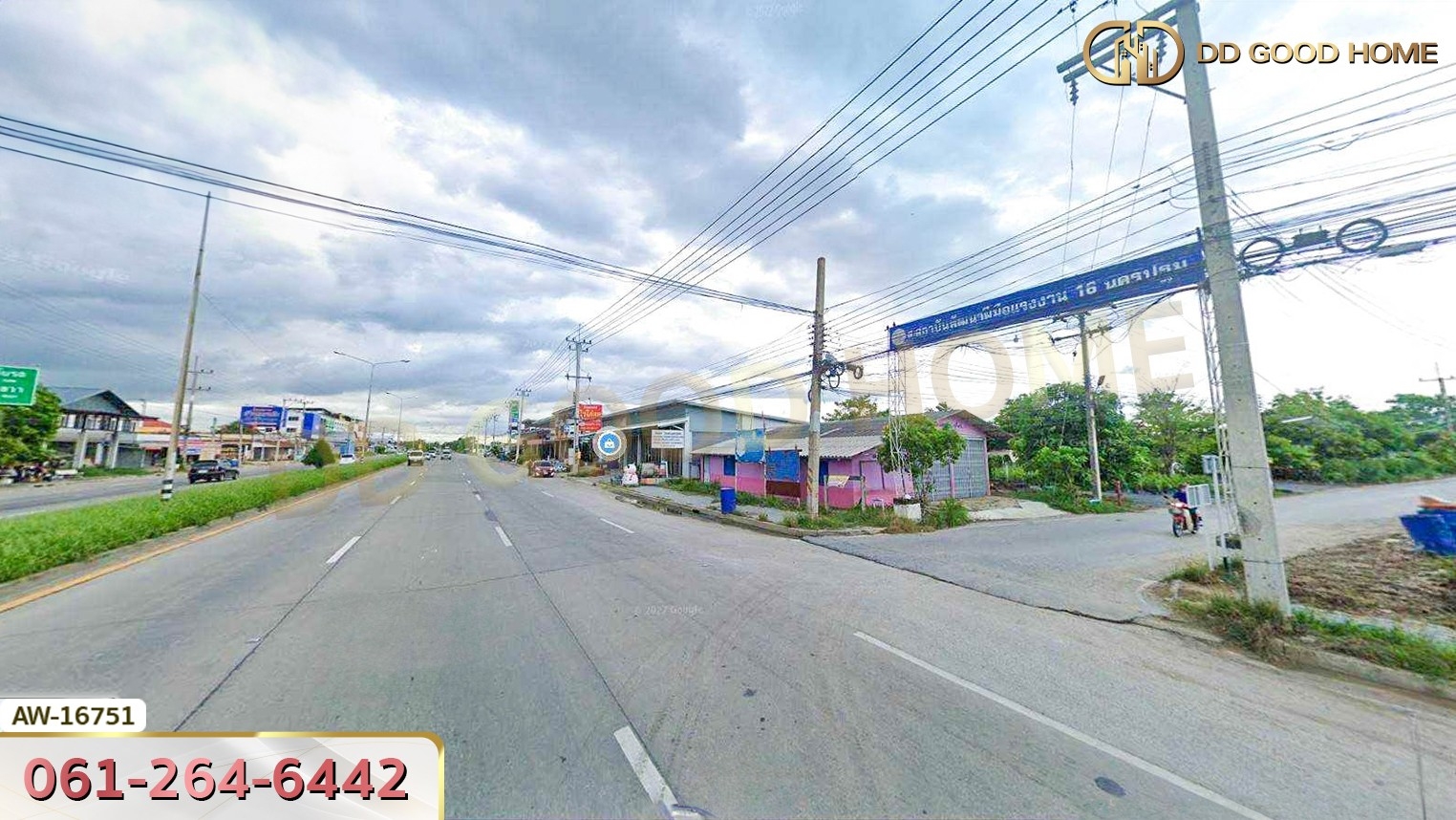 ที่ดินพร้อมสิ่งปลูกสร้าง อ.กำแพงแสน 3 ไร่ 329 ตร.ว. ถ.มาลัยแมน จ.นครปฐม