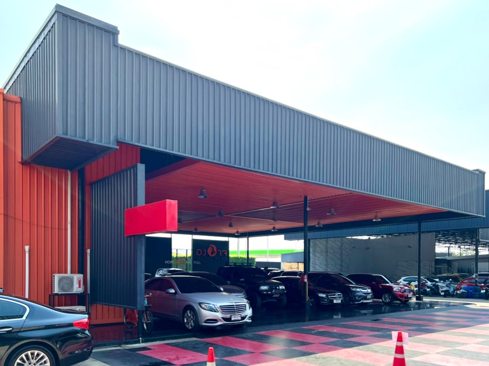 พื้นที่เช่าสำหรับผู้ที่สนใจขายรถมือสอง พร้อมออฟฟิศ (ติดถนนพระเทพ)