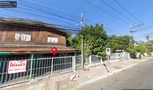 ขายที่ดินพร้อมสิ่งปลูกสร้าง 2 หลัง ติดถนนหลักเมือง อ.เมือง จ.ศรีสะเกษ