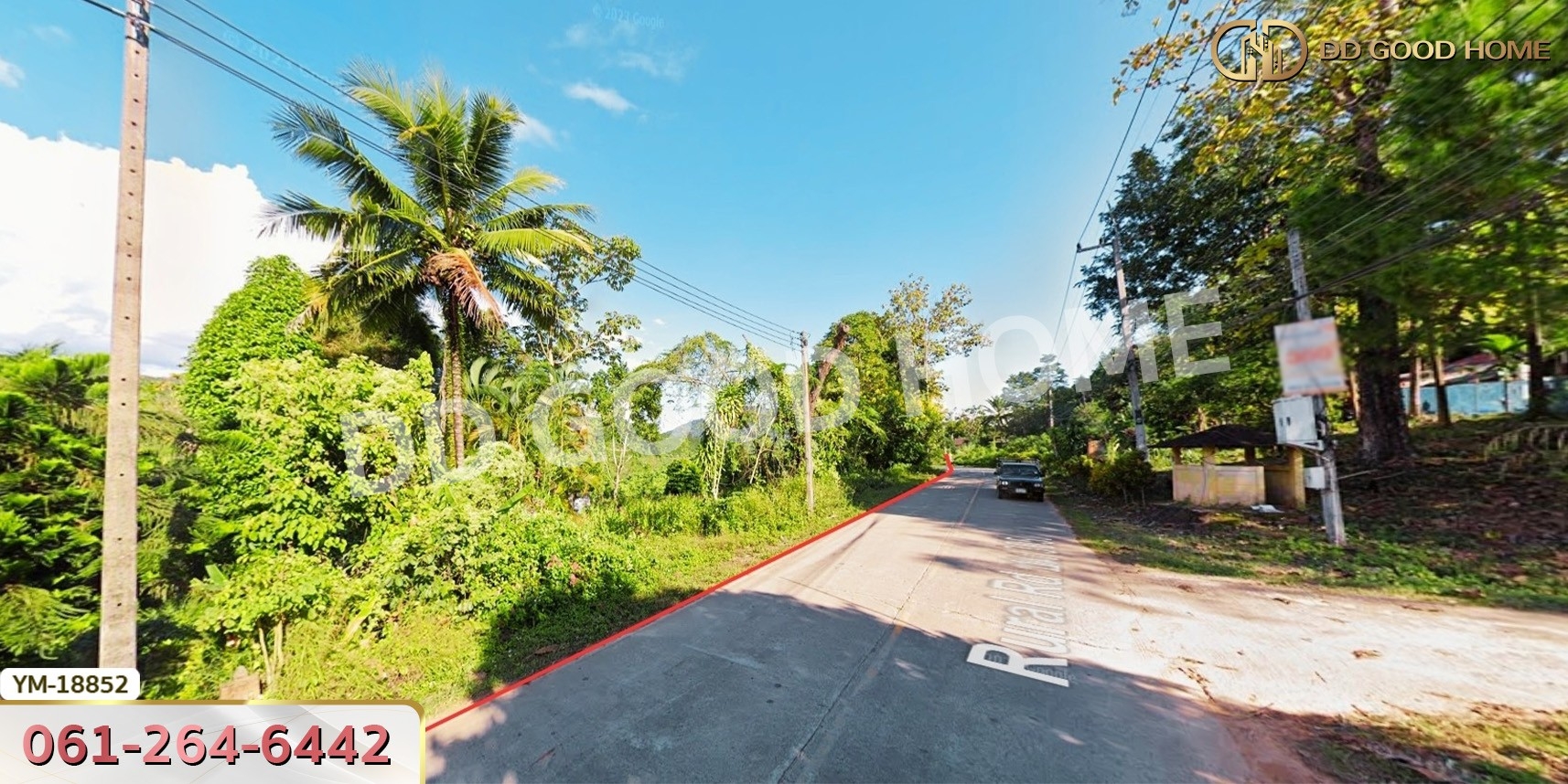 ที่ดิน อ.ฝาง 294 ตร.ว. ติดถนนชนบท 3059 เชียงใหม่