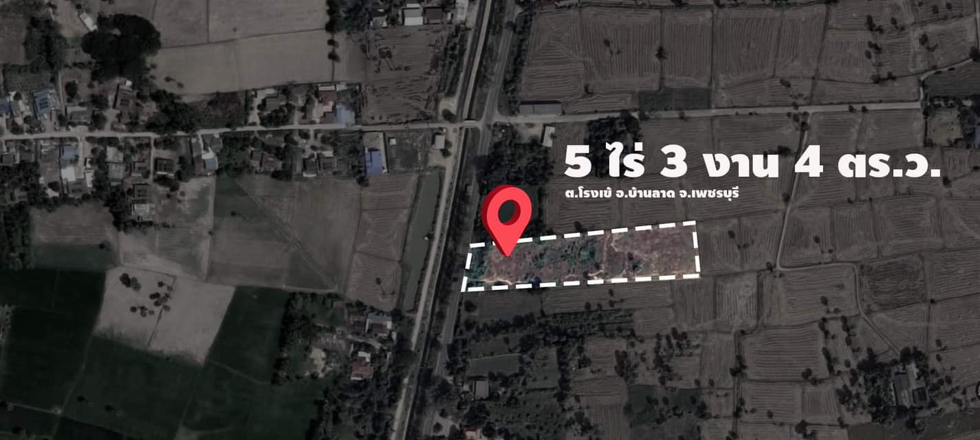 ขายด่วน ที่ดิน ตำบลโรงเข้ อำเภอบ้านลาด จังหวัดเพชรบุรี