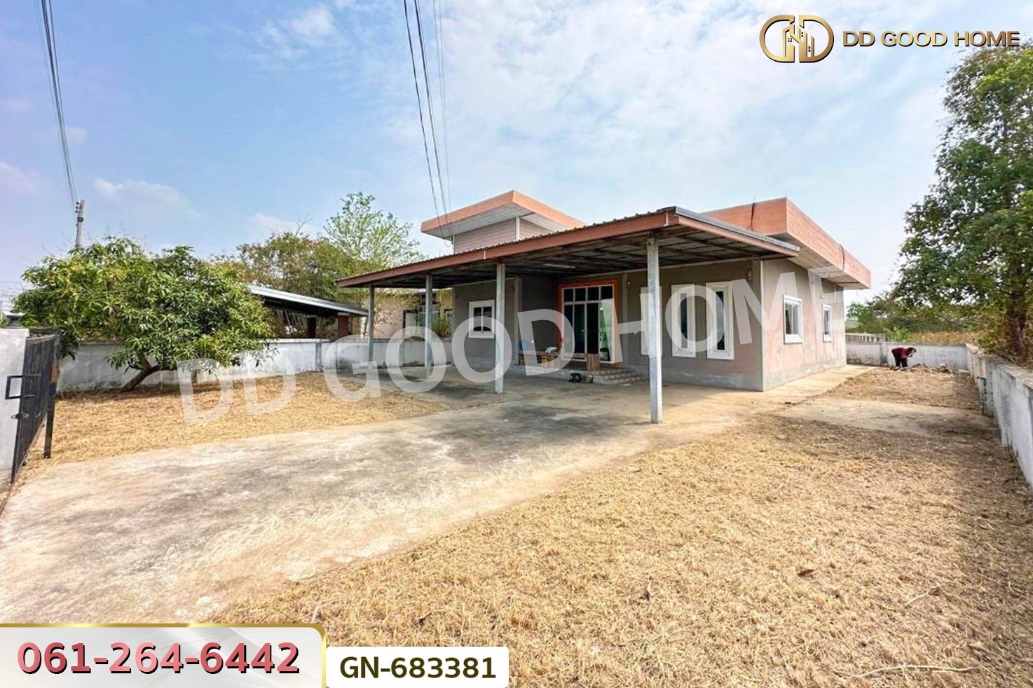 GN-683381 ที่ดินพร้อมบ้านเดี่ยวเมืองชัยภูมิ 1 ไร่ 146.9 ตร.ว. หมู่บ้านมานิตา วิลเลจ ใกล้วัดชัยภูมิวนาราม