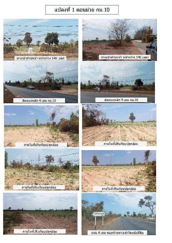 ขายที่ดินแปลงสวยทำเลทอง จังหวัดมุกดาหาร