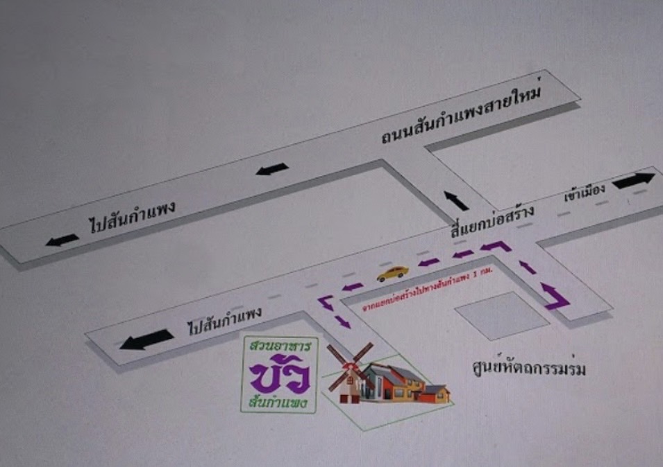 ขายที่ดินจัดสรร พร้อมสิ่งปลูกสร้าง สันกำแพง จ. เชียงใหม่