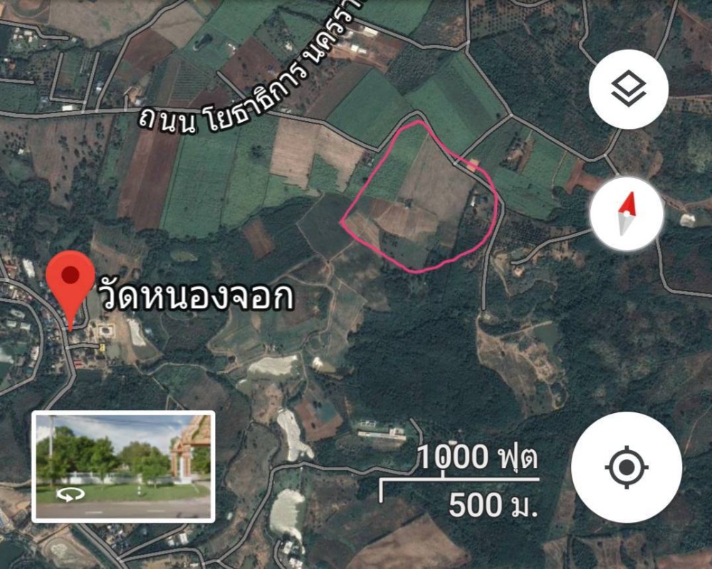 ขายที่ดินแปลงสวย ทำเลดี วิวดีติดเขาใหญ่ (ข้างหลังเป็นภูเขา)ข้างหน้าติดกับถนนใหญ่ เหมาะทำธุรกิจ 