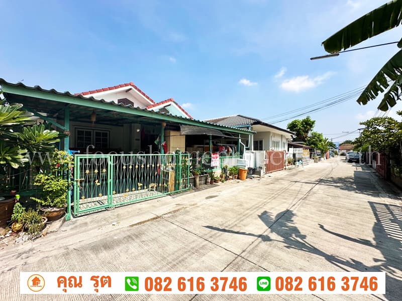บ้านแฝด 1 ชั้น หมู่บ้าน ฟ้าครามนคร ลำลูกกา-ปทุมธานี