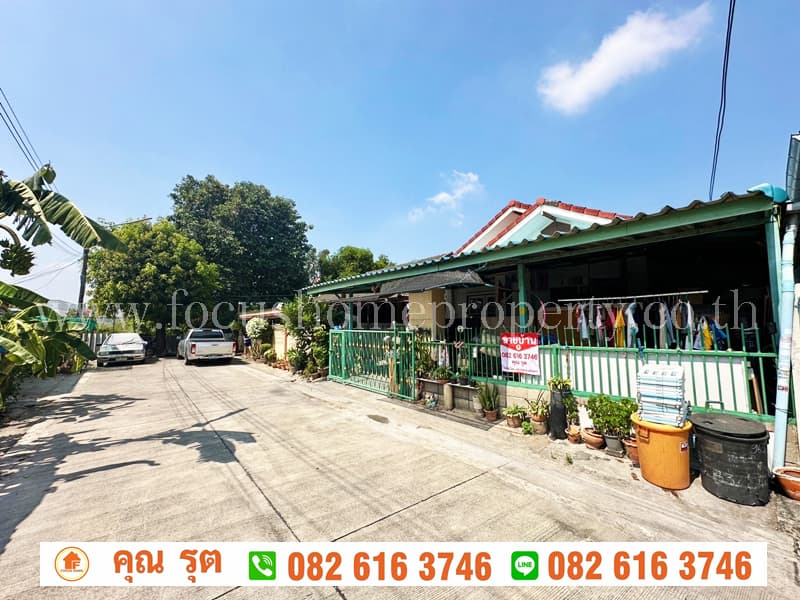 บ้านแฝด 1 ชั้น หมู่บ้าน ฟ้าครามนคร ลำลูกกา-ปทุมธานี