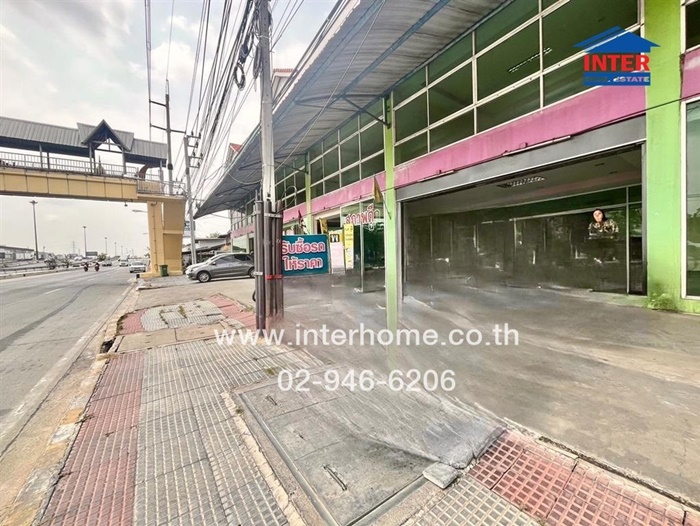ขายที่ดิน พร้อมตึก 2 ชั้น มีชั้นลอย 112 ตร.ว. ติดถนนกาญจนาภิเษก ใกล้พาซิโอพาร์ค กาญจนาภิเษก
