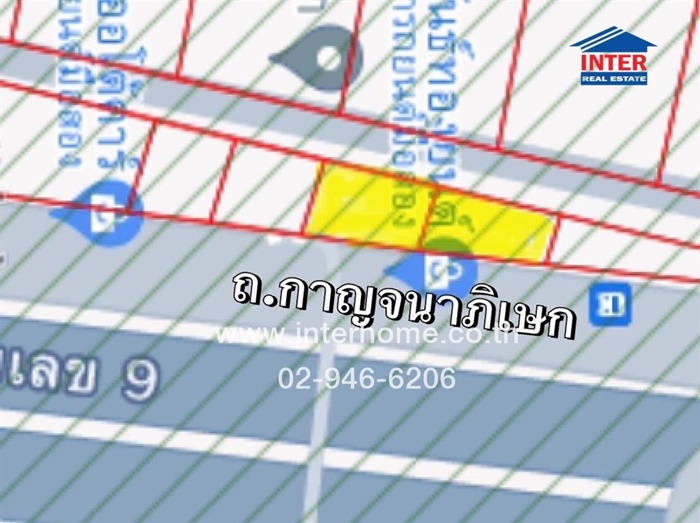 ขายที่ดิน พร้อมตึก 2 ชั้น มีชั้นลอย 112 ตร.ว. ติดถนนกาญจนาภิเษก ใกล้พาซิโอพาร์ค กาญจนาภิเษก