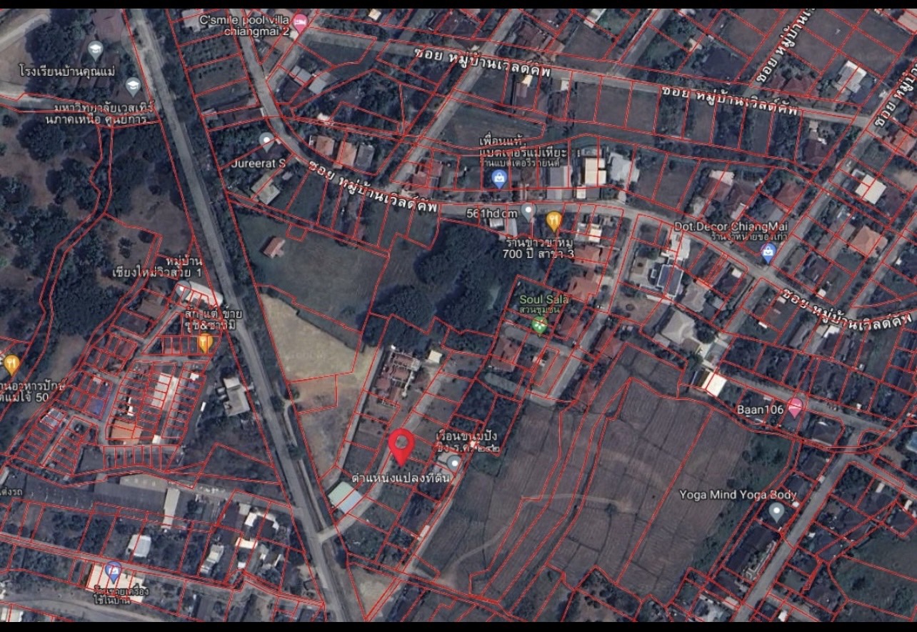 ขายที่ดิน หนองควาย ขายที่ดิน 100 ตร.วา ผังเมืองสีเหลือง หน้ากว้าง 15m ยาว 20m อยู่นอกโครงการหลังเวิลด์คลับแลนด์ - ใกล้กลับพืชสวนโลก ต.หนองควาย อ.หางดงMoutain View 