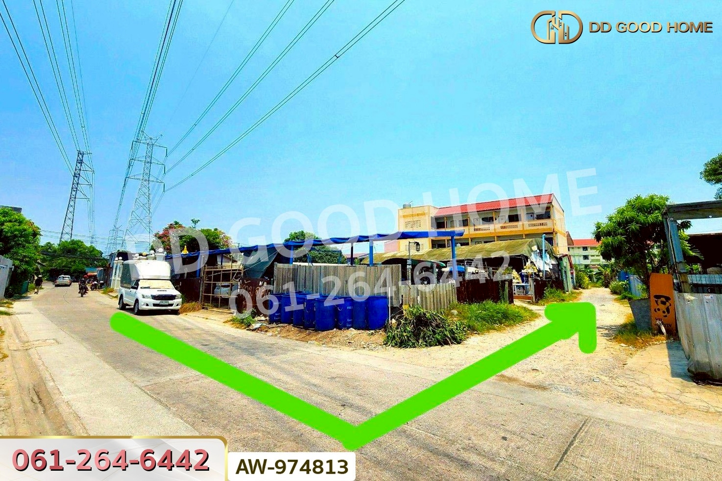 AW-974813 ที่ดินสุขสวัสดิ์ 76 (ซ.13) 262.70 ตร.ว. สมุทรปราการ ใกล้จุดขึ้นทางด่วนกาญจนาภิเษก