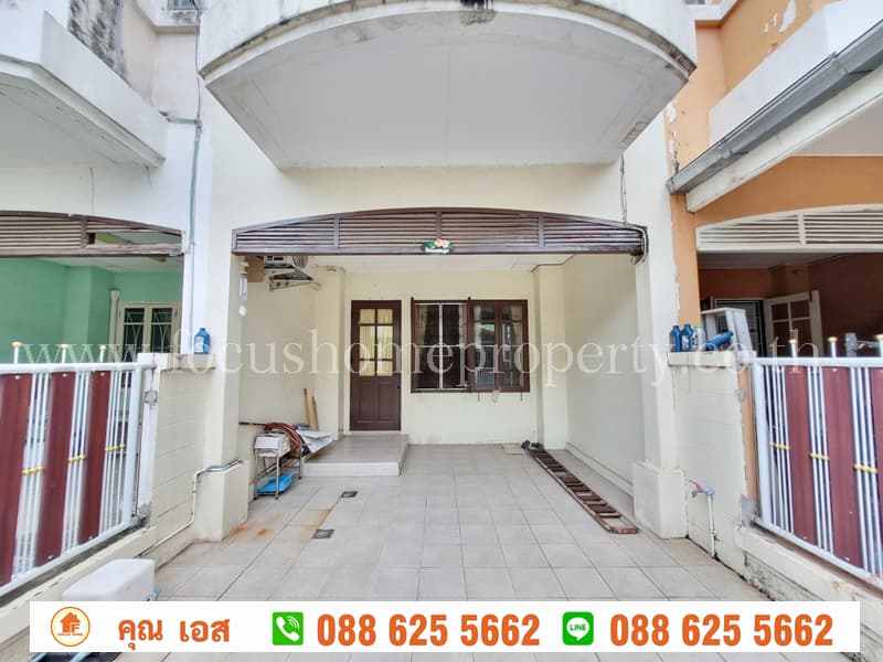 ขาย ทาวน์เฮ้าส์ หมู่บ้านปาริชาต 345 บางคูวัด