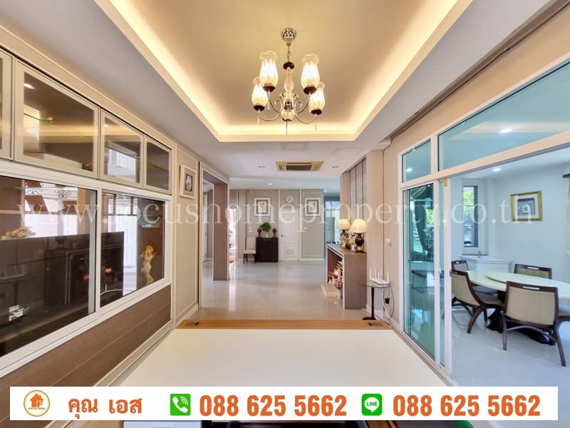 ขาย บ้านเดี่ยวหลังมุม หมู่บ้านมณีรินทร์ เลค & พาร์ค 345