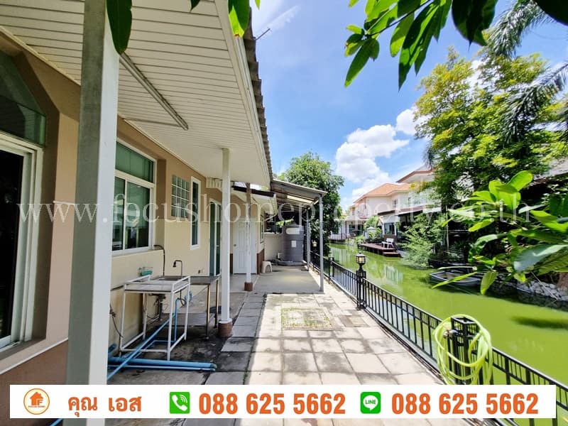 ขาย บ้านเดี่ยวหลังมุม หมู่บ้านมณีรินทร์ เลค & พาร์ค 345