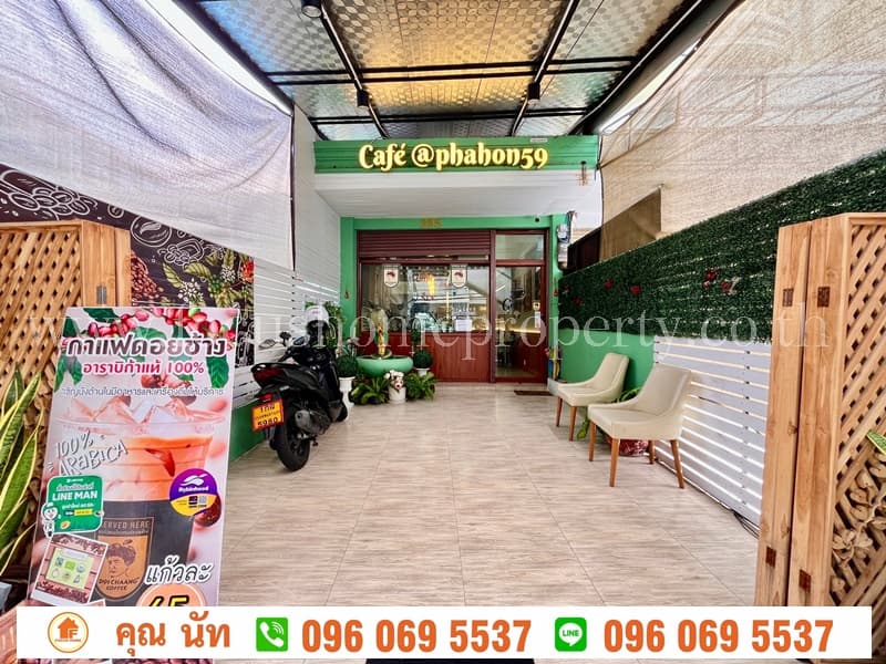 ขาย ตึกแถว 4 ชั้นครึ่ง ห้องมุม ติดBTS สถานีพหลโยธิน 59