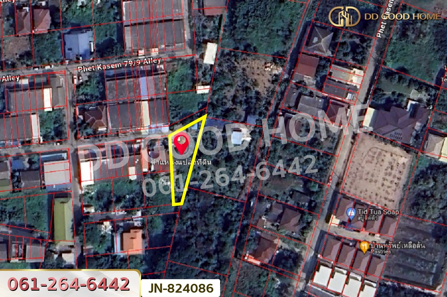 JN-824086 ที่ดินหนองแขม 124 ตร.ว. ซ.เพชรเกษม 79 แยก 9 ใกล้เดอะมอลล์ บางแค
