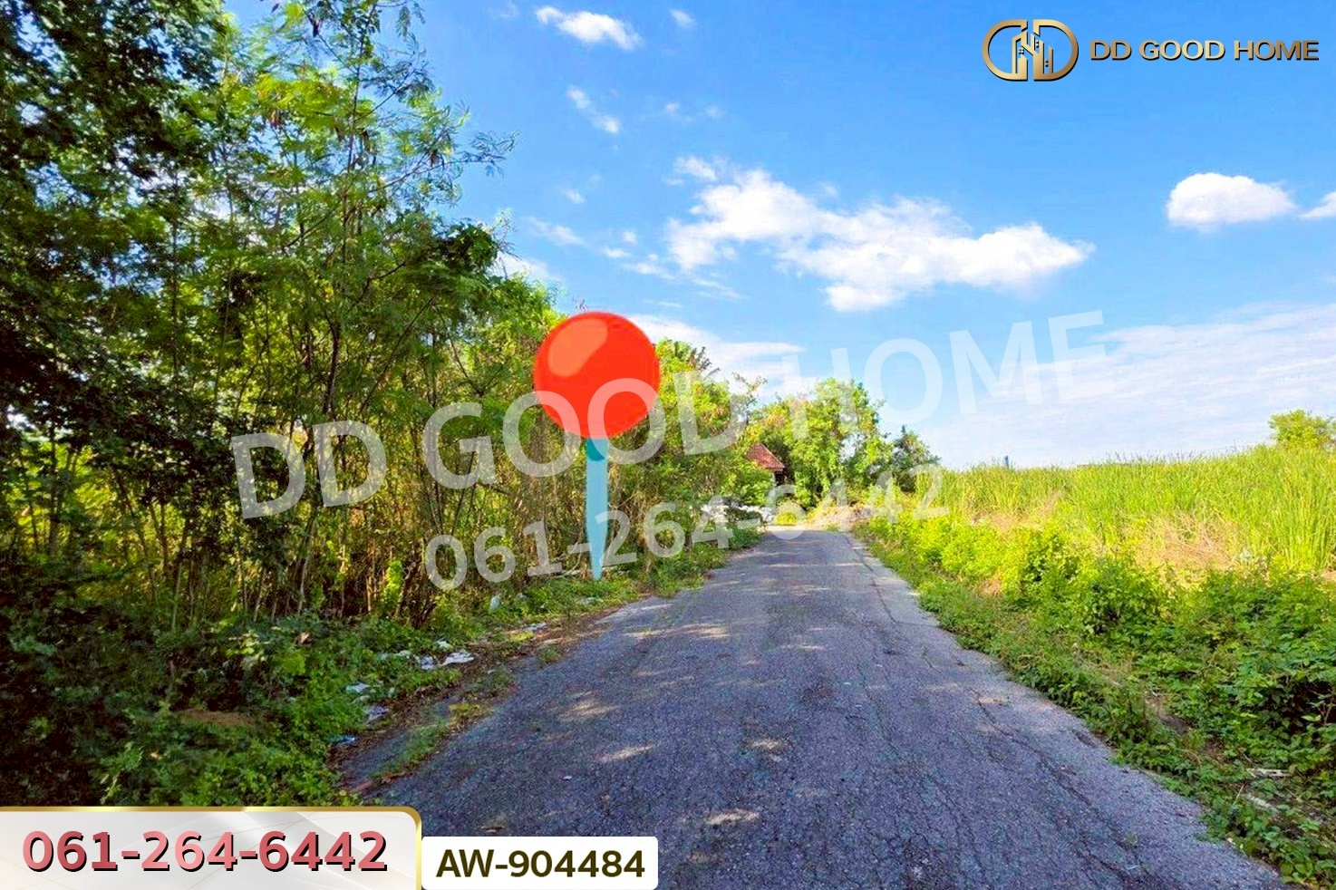AW-904484 ที่ดินจัดสรร 106.1 ตร.ว. หมู่บ้านร่มรื่นวิลล์ 3 วังน้อย อยุธยา ใกล้ ตลาดวังน้อยเมืองใหม่