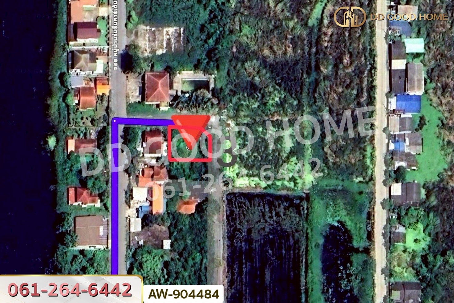 AW-904484 ที่ดินจัดสรร 106.1 ตร.ว. หมู่บ้านร่มรื่นวิลล์ 3 วังน้อย อยุธยา ใกล้ ตลาดวังน้อยเมืองใหม่
