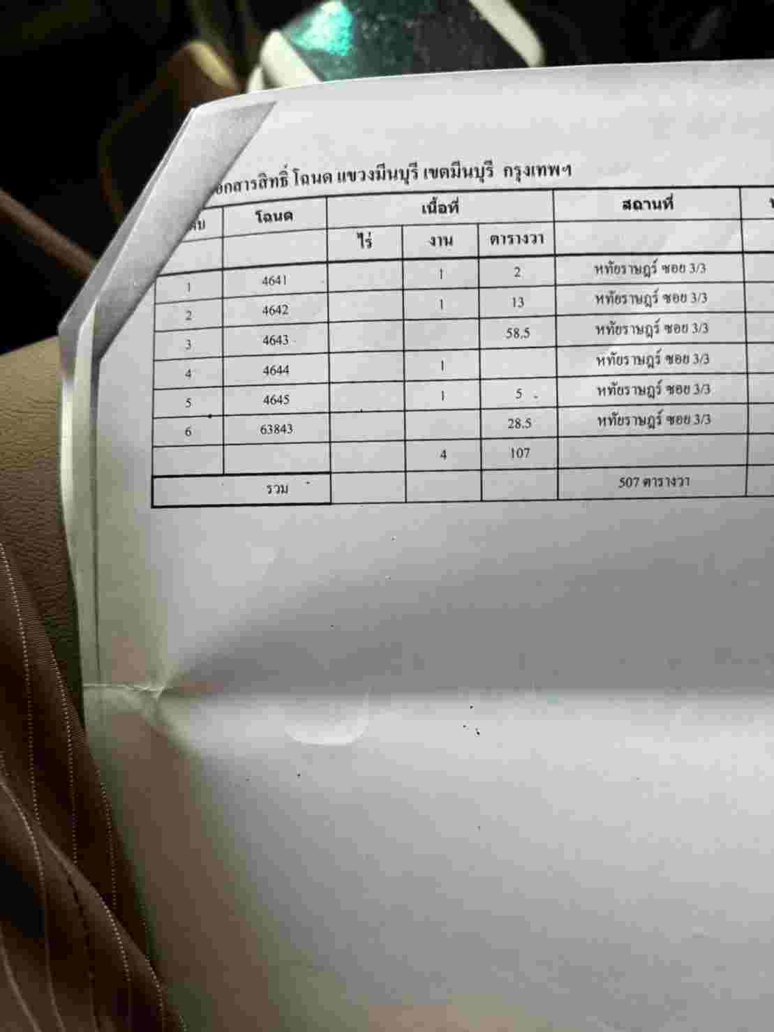 ขายที่ดิน ทำเลทอง ถนนหทัยราษฎร์ ซอย 3 แยก 3 เขตมีนบุรี กรุงเทพมหานคร (เจ้าของขายเอง)