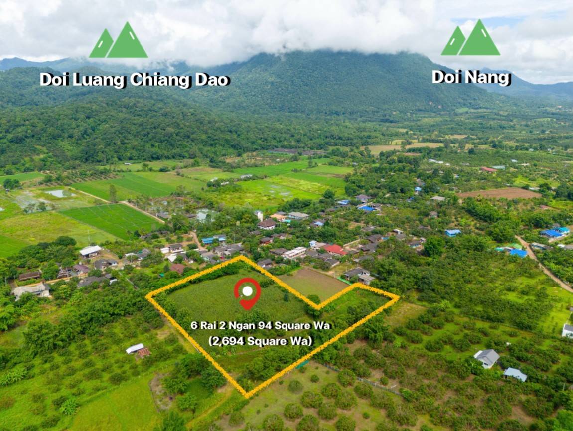 ขายทำเลทอง วิวทิวทัศน์อันงดงาม ใจกลางเชียงดาว จ.เชียงใหม่