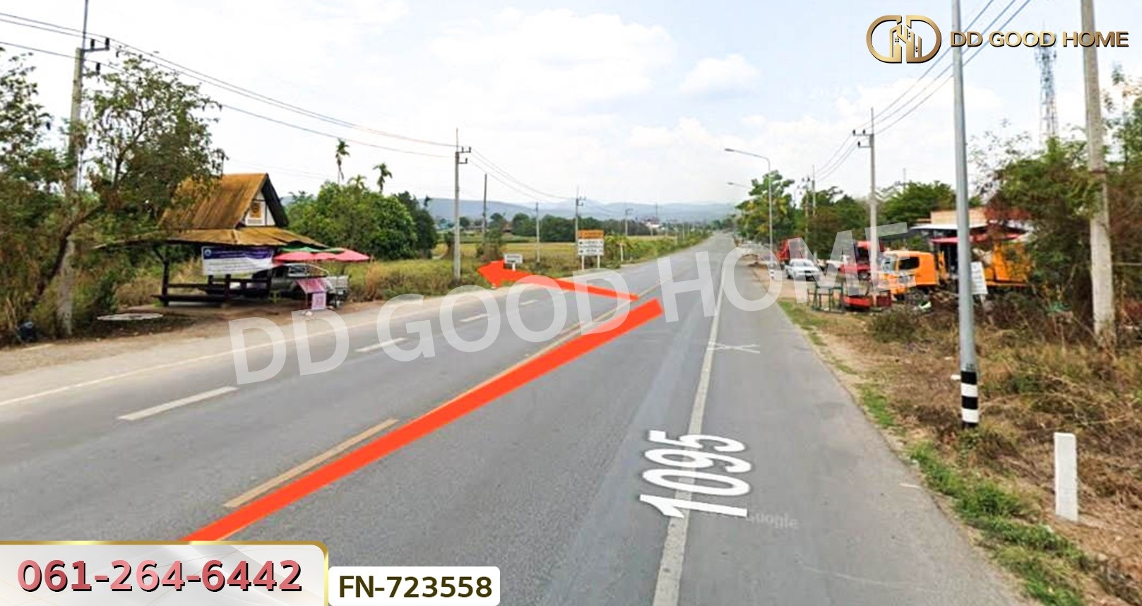 ที่ดินแม่แตง 1 ไร่ 270 ตร.ว. เชียงใหม่ ใกล้คาเฟ่เครื่องบิน