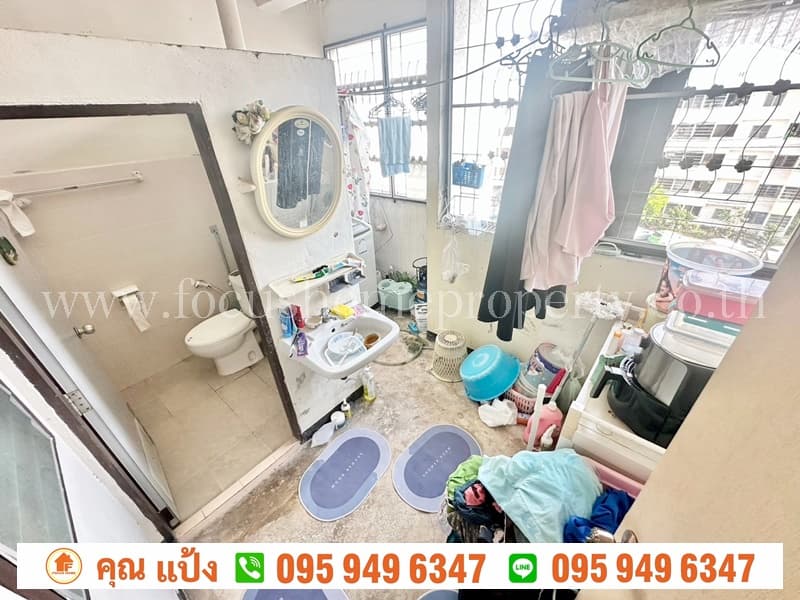 ขาย การเคหะชุมชนนนทบุรี ปากเกร็ด ตึก 20 ชั้น5 ห้องมุม 