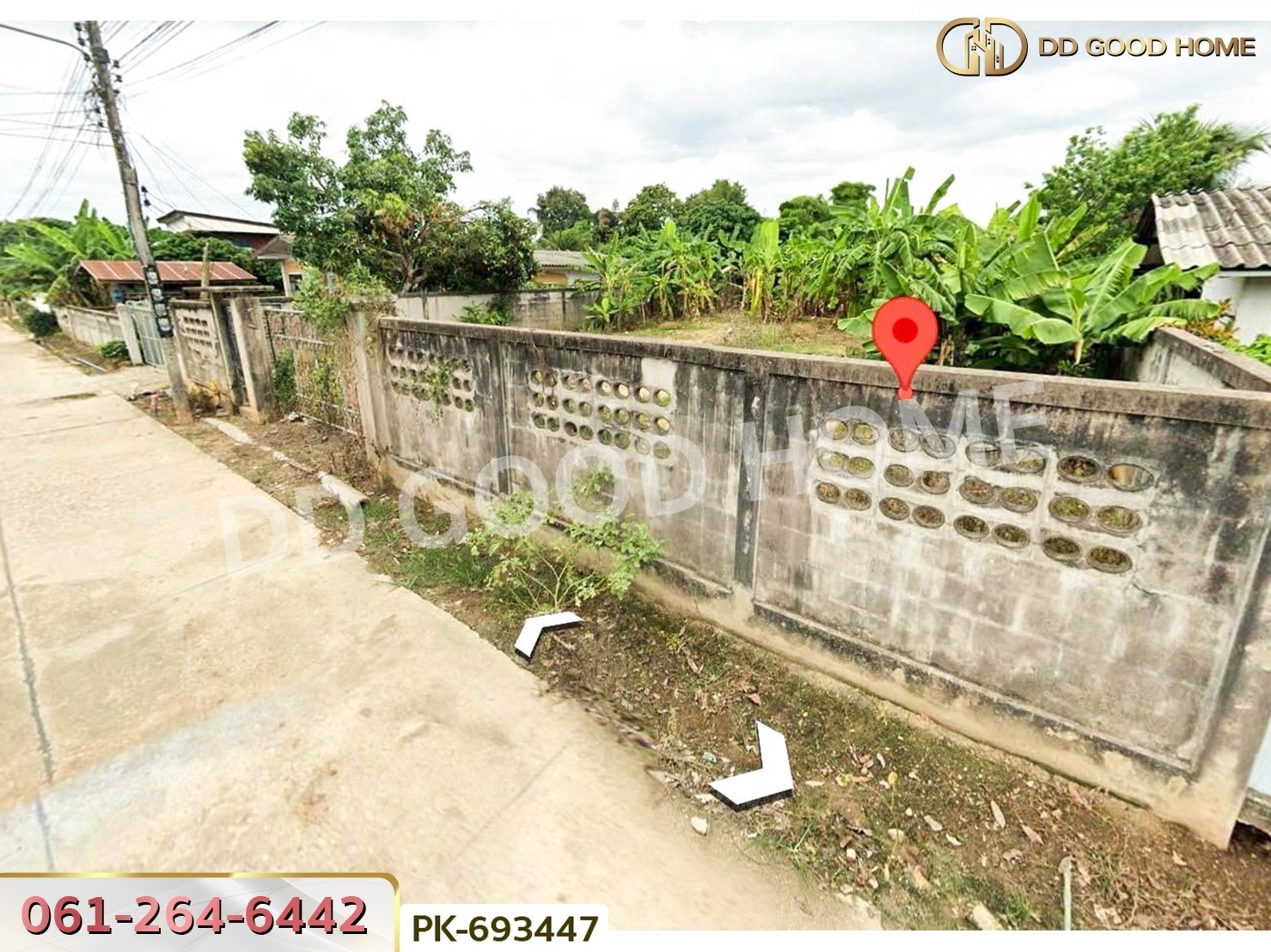 ที่ดินฝาง 260 ตร.ว. เชียงใหม่ ใกล้ตลาดหนองยาว