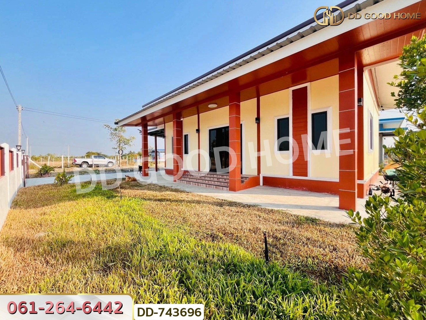 DD-743696 บ้านเดี่ยว สามชุก สุพรรณ ใกล้วัดสระพลอย
