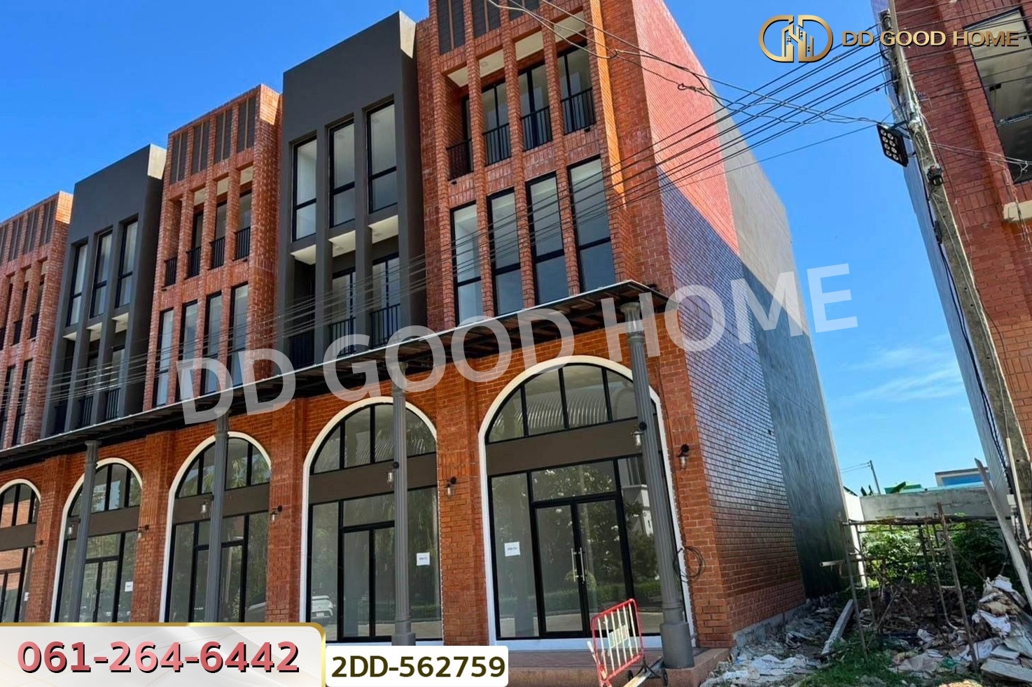 2DD-562759 อาคารพาณิชย์ เมืองนครศรีธรรมราช โครงการ ศิรินคร สแควร์ ใกล้คาเฟ่ อเมซอน