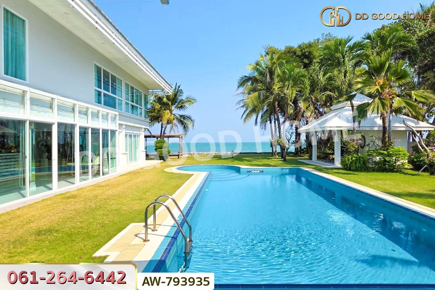 AW-793935 บ้านพักตากอากาศพร้อมชายหาดส่วนตัว โครงการหรรษา คาชัวริน่า เพชรบุรี ใกล้หาดปึกเตียน