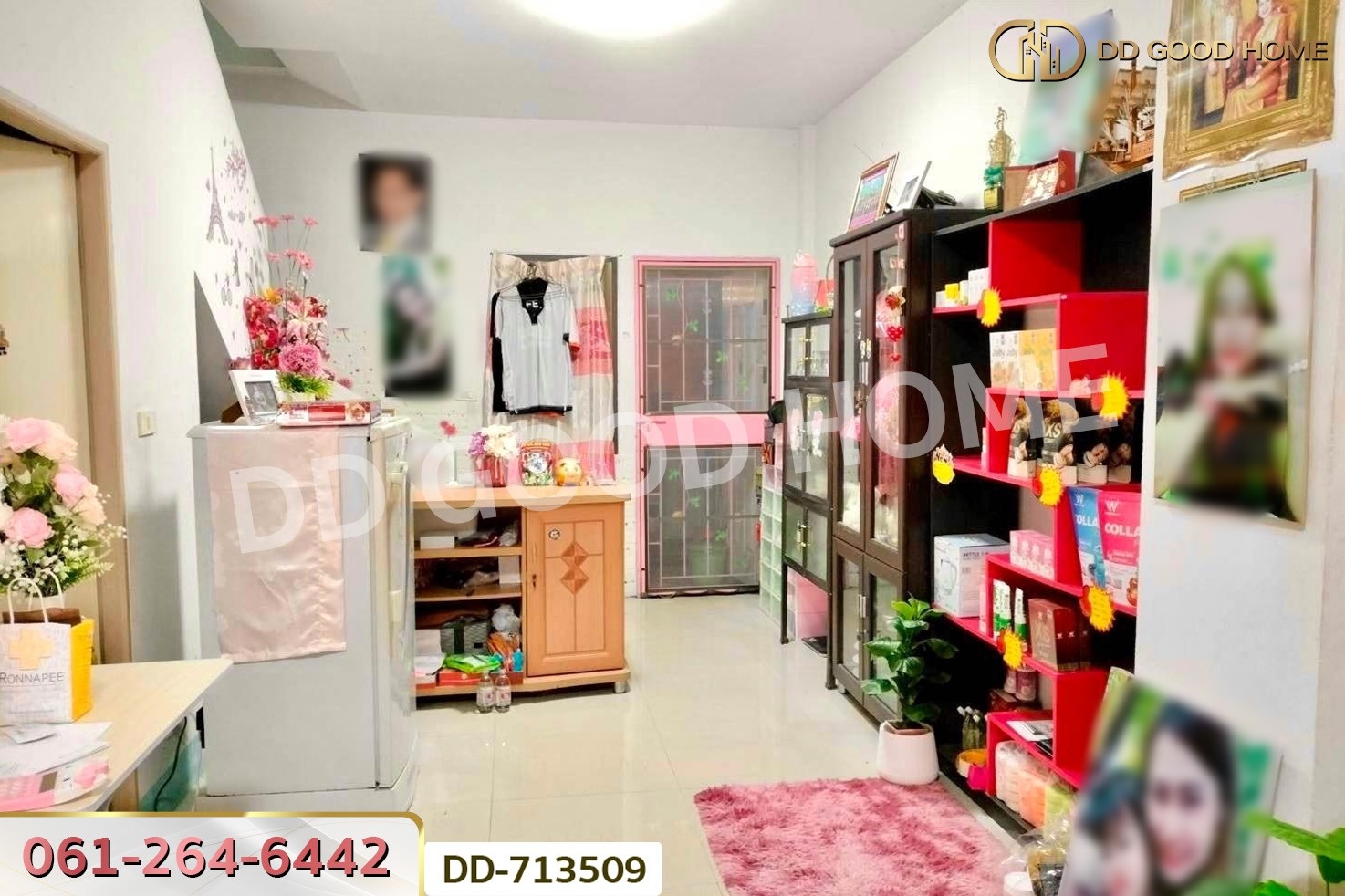 DD-713509 ทาวน์เฮ้าส์ หมู่บ้านโกลเด้นวิลเลจ แหลมฉบัง ชลบุรี ใกล้สวนสาธารณะเทศบาล