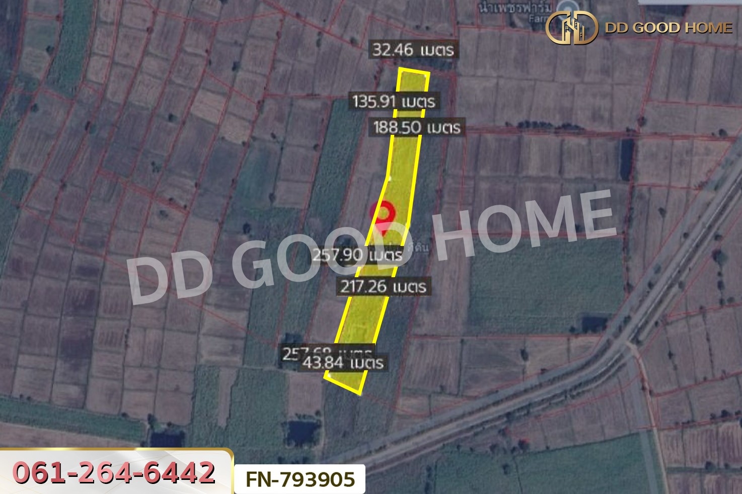 FN-793905 ที่ดินชัยบาดาล 8 ไร่ 390 ตร.ว. ลพบุรี ใกล้โครงการลมนารายณ์ โซนบัวชุม