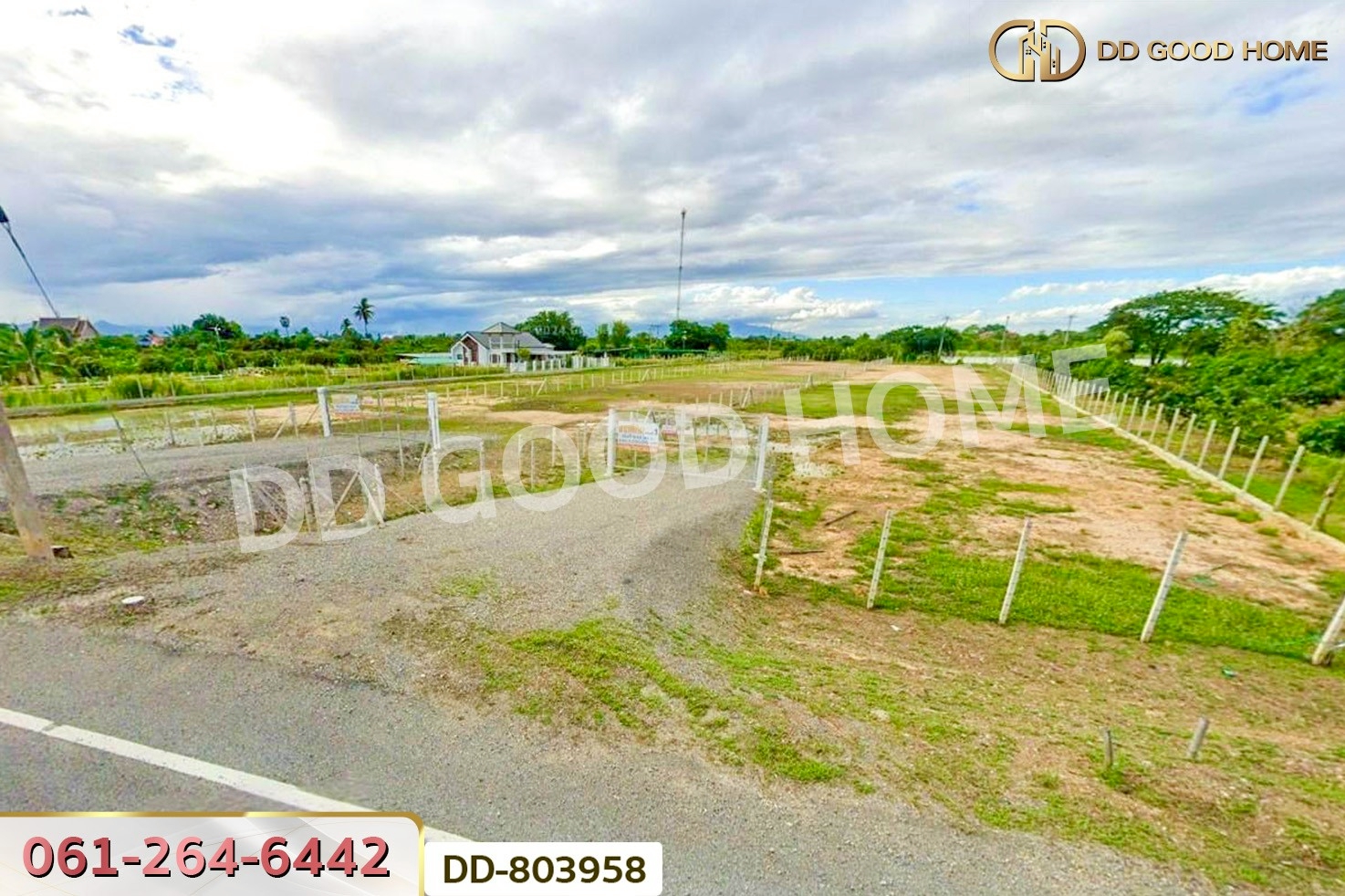 DD-803958 ที่ดินต้นธง 5 ไร่ 34 ตร.ว. ลำพูน ใกล้ตลาดสบทา