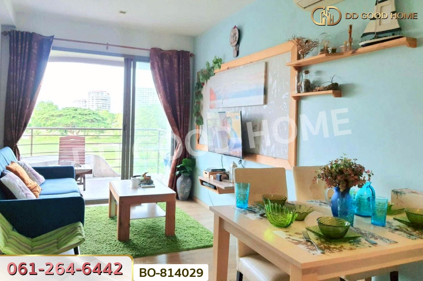 BO-814029 คอนโด บ้านแสนงาม หัวหิน ใกล้ท่าอากาศยานหัวหิน