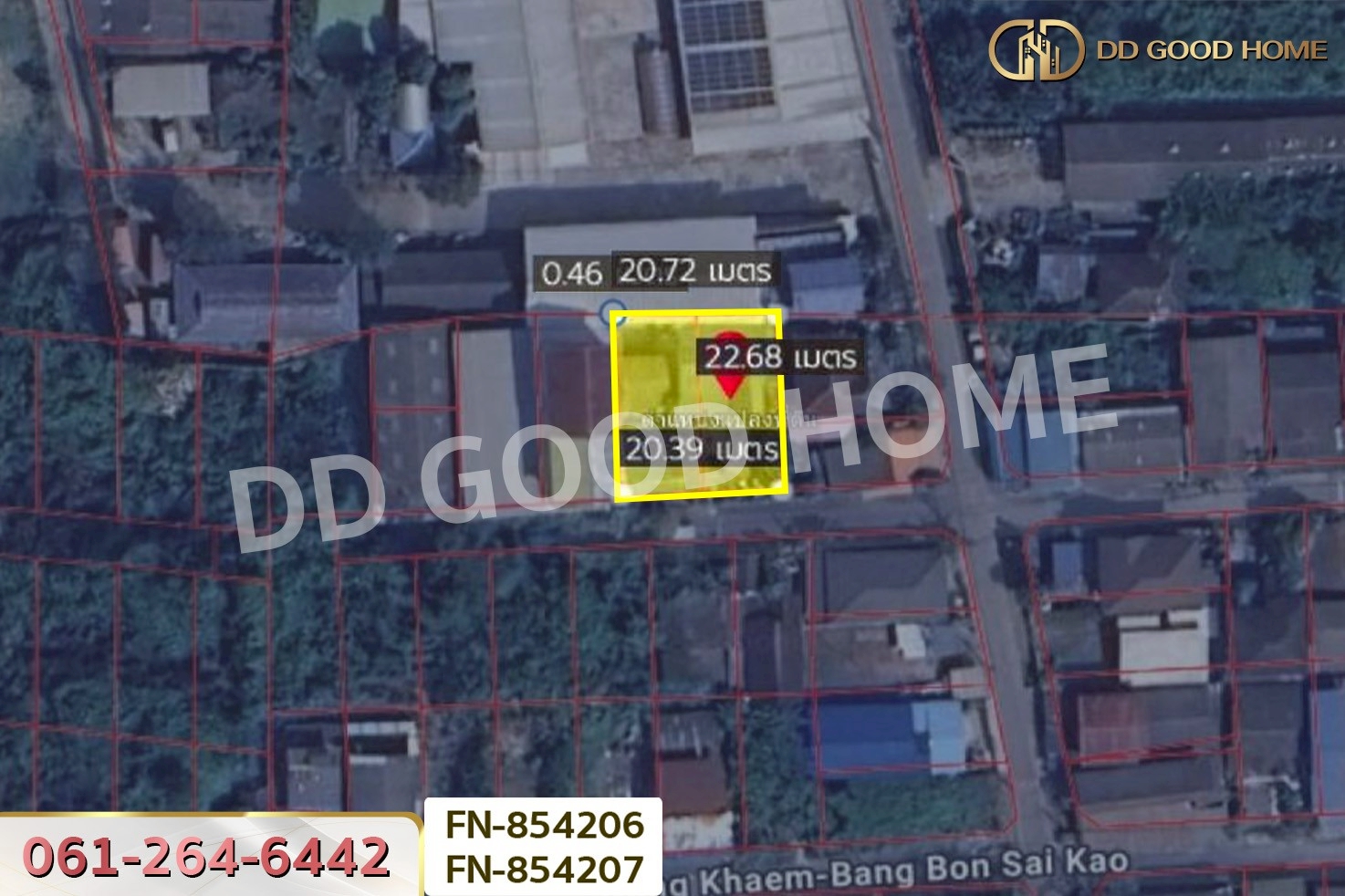 FN-854206 ที่ดินพร้อมสิ่งปลูกสร้าง 121 ตร.ว. ซ.เลียบคลองภาษีเจริญฝั่งใต้ 5/4 ใกล้โรงเรียนสารสาสน์วิเทศหนองแขม