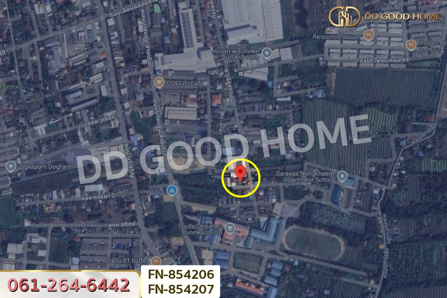 FN-854206 ที่ดินพร้อมสิ่งปลูกสร้าง 121 ตร.ว. ซ.เลียบคลองภาษีเจริญฝั่งใต้ 5/4 ใกล้โรงเรียนสารสาสน์วิเทศหนองแขม