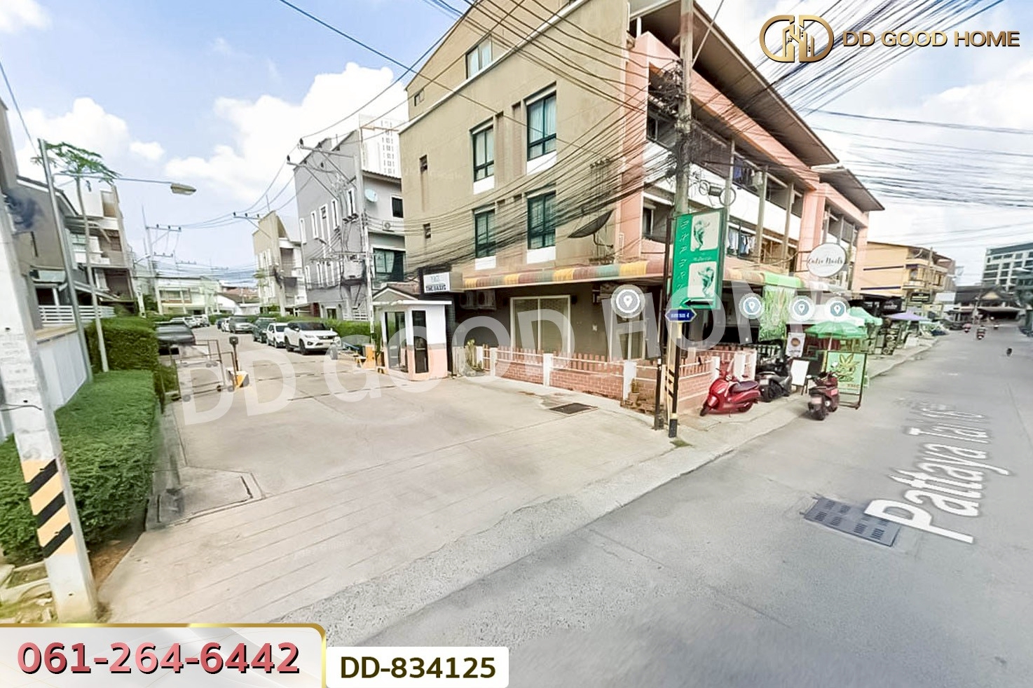 DD-834125 ทาวน์เฮ้าส์ ดิโอเอซิส พัทยาใต้ ซ.16 ใกล้โรงพยาบาลเมืองพัทยา