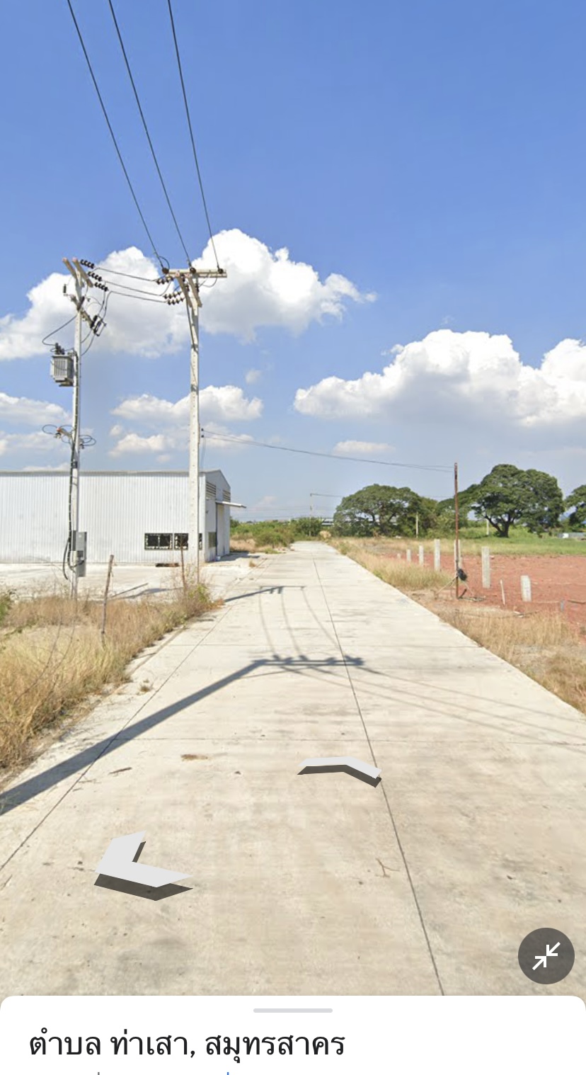 ขายถูก ที่ดินเปล่าถมแล้ว พื้นที่ 175 - 523 ตรว. ย่านสมุทรสาคร ไฟฟ้าประปาเข้าถึง ขอใบ รง.4 ได้ 