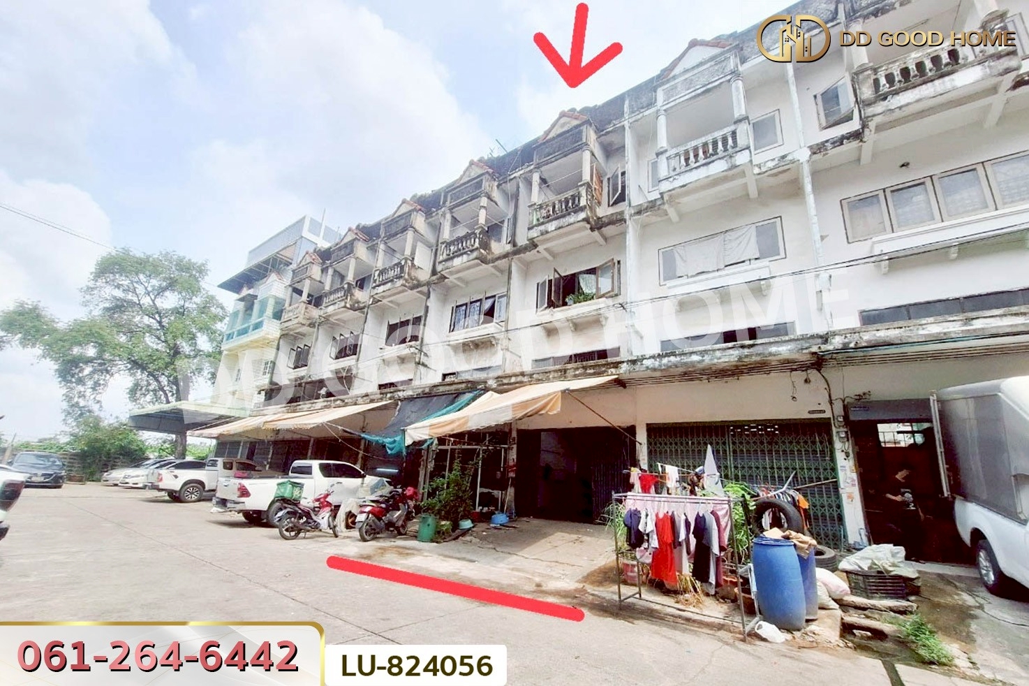 LU-824056 อาคารพาณิชย์ หมู่บ้านศรีเพชร ซ.เพชรเกษม 106 หนองแขม ใกล้บิ๊กซี เอ็กซ์ตร้า สาขาเพชรเกษม 2