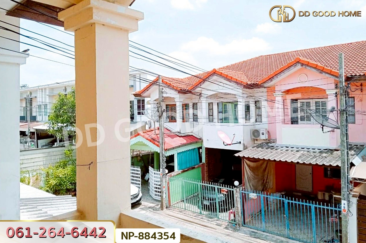 GF-884354 ทาวน์เฮ้าส์ หมู่บ้านสวัสดี 1 ถ.สำเร็จพัฒนา นนทบุรี ใกล้ พลัส มอลล์ บางใหญ่