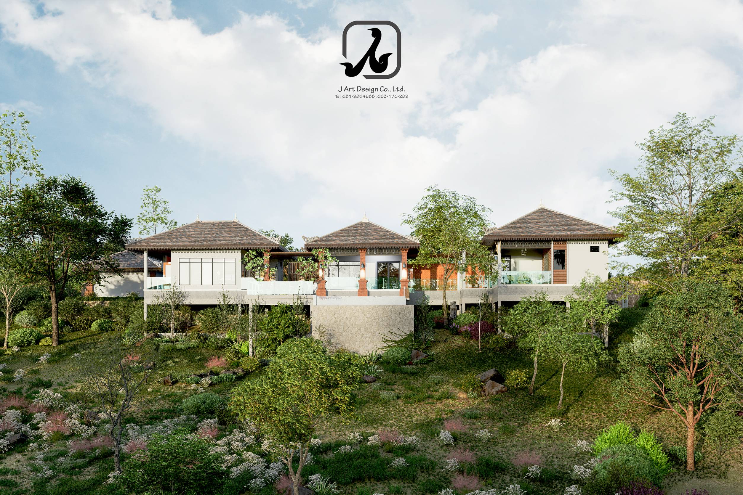 รับออกเเบบบ้าน รับสร้างบ้าน ออกเเบบตกเเต่งภายใน จังหวัดเชียงราย โดย บริษัท เจอาร์ทดีไซน์ จำกัด