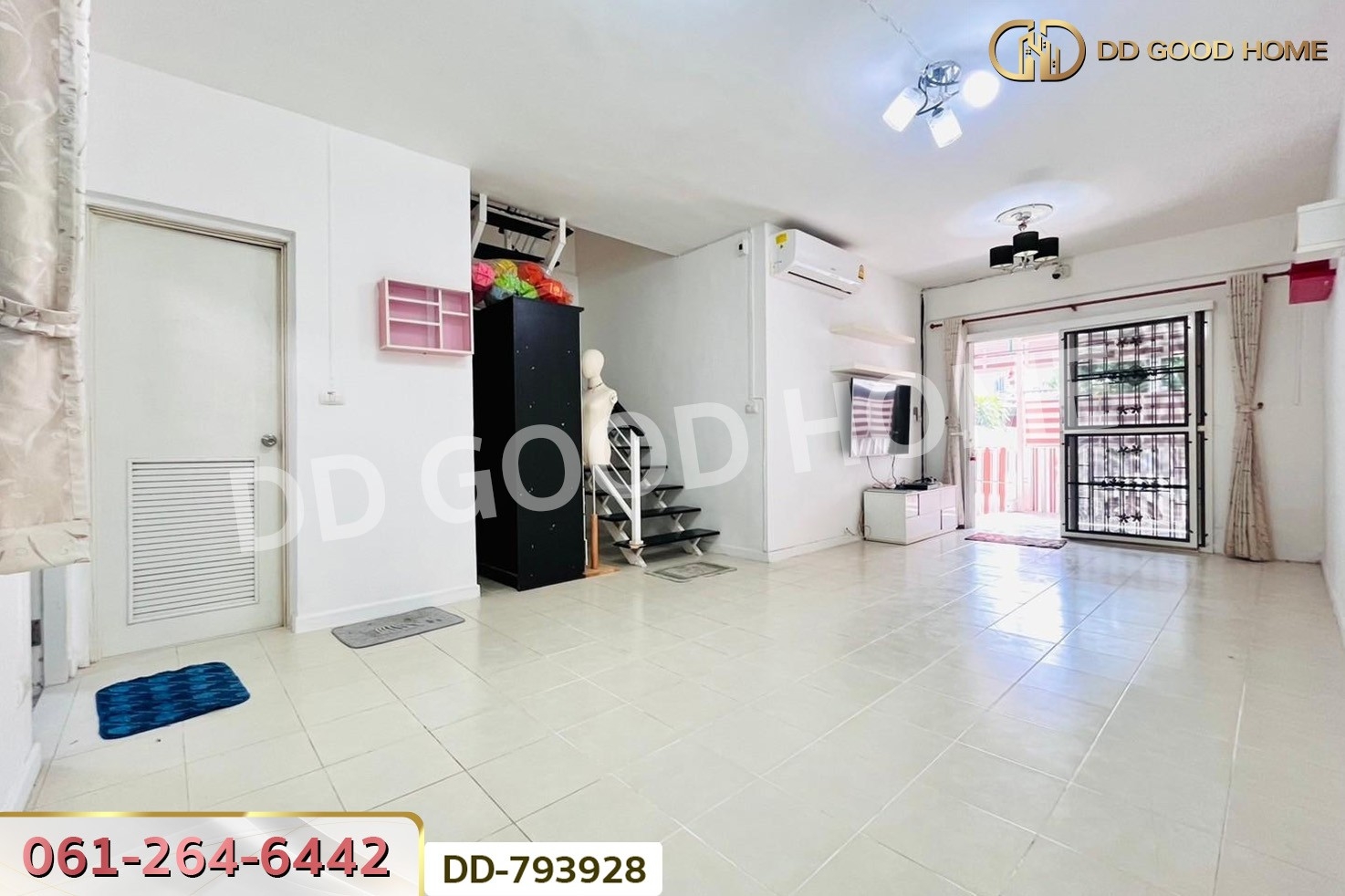 DD-793928 ทาวน์เฮ้าส์ บ้านพฤกษา 60 รังสิต - บางพูน ปทุมธานี ใกล้โรงพยาบาลกรุงสยามเซนต์คาร์ลอส